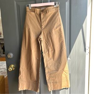 Everlane Ochre Wide Leg High Rise Crop Jeans 2